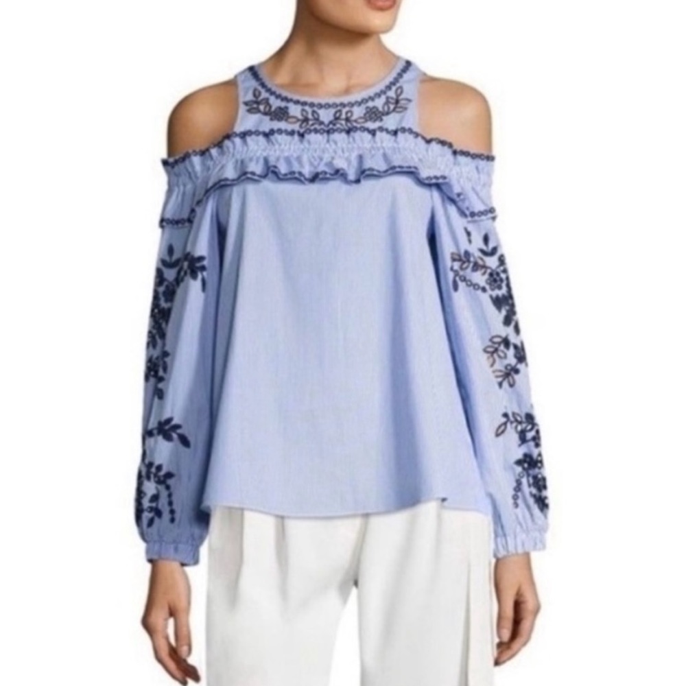 Parker open shoulder blouse.